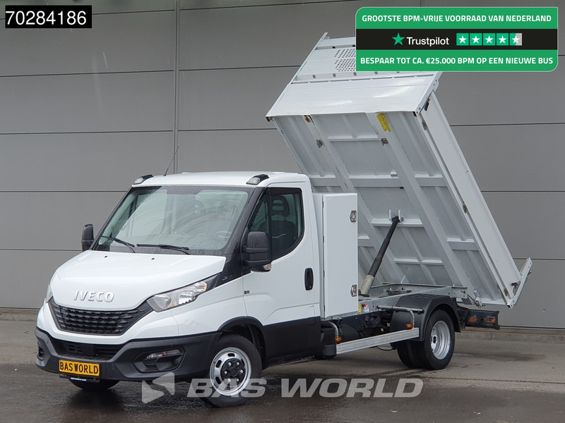 Iveco Daily 35C14 Kipper met Kist Dubbellucht 3,5t Trekhaak Airco Cruise Euro6 Tipper Benne Kieper 2m3 Airco Trekhaak Cruise control - Van jungkit: gambar 1 Iveco Daily 35C14 Kipper met Kist Dubbellucht 3,5t Trekhaak Airco Cruise Euro6 Tipper Benne Kieper 2m3 Airco Trekhaak Cruise control - Van jungkit: gambar 1