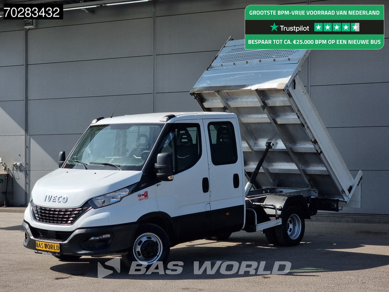 Iveco Daily 35C14 Open Laadbak Dubbel Cabine Dubbellucht 3,5t Trekhaak Airco Cruise Euro6 Pritsche Pickup Open Box Airco Dubbel cabine Trekh - Van flatbed: gambar 1 Iveco Daily 35C14 Open Laadbak Dubbel Cabine Dubbellucht 3,5t Trekhaak Airco Cruise Euro6 Pritsche Pickup Open Box Airco Dubbel cabine Trekh - Van flatbed: gambar 1