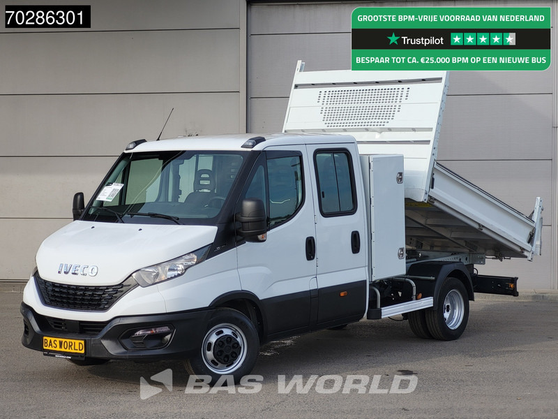 Iveco Daily 35C14 Open Laadbak met Kist Dubbel Cabine Dubbellucht 3,5t Trekhaak Airco Cruise Euro6 Pickup Pritsche Open Box 2m3 Airco Trekha - Van flatbed: gambar 1 Iveco Daily 35C14 Open Laadbak met Kist Dubbel Cabine Dubbellucht 3,5t Trekhaak Airco Cruise Euro6 Pickup Pritsche Open Box 2m3 Airco Trekha - Van flatbed: gambar 1