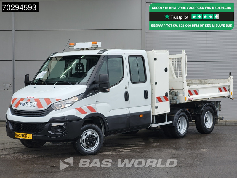Iveco Daily 35C15 3.0L Kipper met Kist Maxicargo Airco Cruise Camera Euro6 Tipper Benne Kieper 2m3 Airco Dubbel cabine Cruise control - Van jungkit: gambar 1 Iveco Daily 35C15 3.0L Kipper met Kist Maxicargo Airco Cruise Camera Euro6 Tipper Benne Kieper 2m3 Airco Dubbel cabine Cruise control - Van jungkit: gambar 1