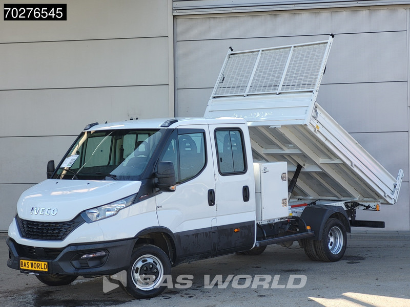 Iveco Daily 35C16 3.0L Dubbel Cabine Kipper met Kist 3,5t trekhaak Tipper Benne Kieper Airco Dubbel cabine Trekhaak Cruise control - Van jungkit: gambar 1 Iveco Daily 35C16 3.0L Dubbel Cabine Kipper met Kist 3,5t trekhaak Tipper Benne Kieper Airco Dubbel cabine Trekhaak Cruise control - Van jungkit: gambar 1