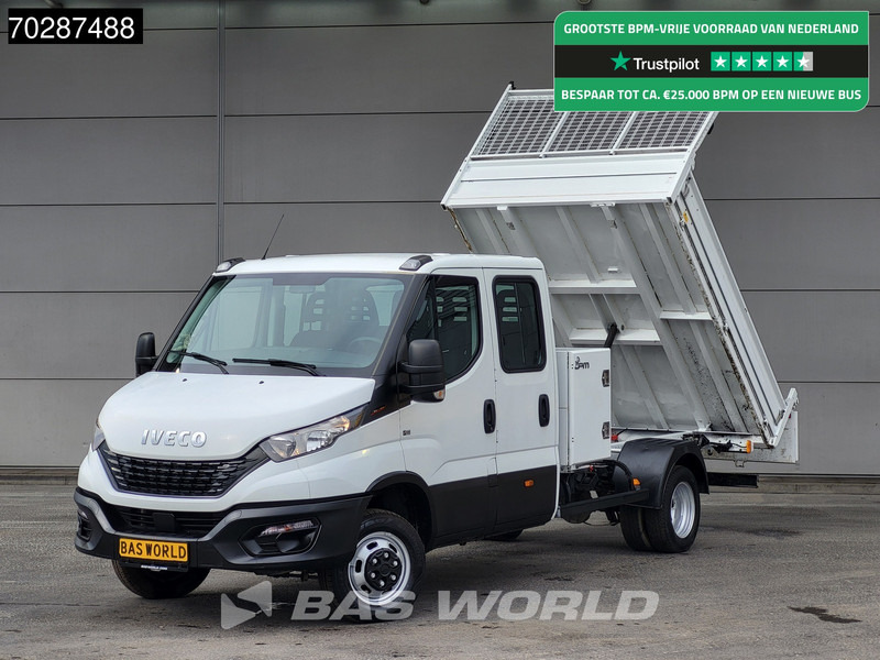 Iveco Daily 35C16 3.0L Kipper met Kist Dubbel Cabine 3,5t Trekhaak Airco Cruise Euro6 Kieper Tipper Benne 2m3 Airco Trekhaak Cruise control - Van jungkit: gambar 1 Iveco Daily 35C16 3.0L Kipper met Kist Dubbel Cabine 3,5t Trekhaak Airco Cruise Euro6 Kieper Tipper Benne 2m3 Airco Trekhaak Cruise control - Van jungkit: gambar 1