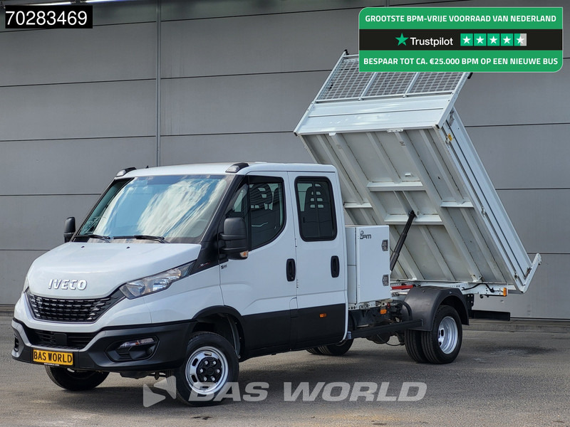 Iveco Daily 35C16 3.0L Kipper met Kist Dubbel Cabine Dubbellucht 3,5t Trekhaak Navi Airco Cruise Camera Euro6 Kieper Tipper Benne 2m3 Airco - Van jungkit: gambar 1 Iveco Daily 35C16 3.0L Kipper met Kist Dubbel Cabine Dubbellucht 3,5t Trekhaak Navi Airco Cruise Camera Euro6 Kieper Tipper Benne 2m3 Airco - Van jungkit: gambar 1