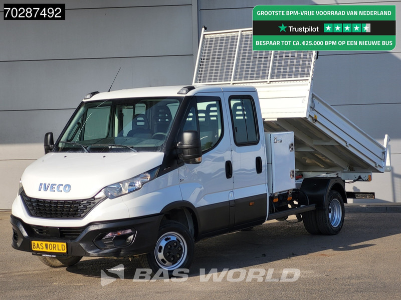 Iveco Daily 35C16 3.0L Kipper met Kist Dubbel Cabine Dubbellucht 3,5t Trekhaak Navi Airco Cruise Camera Euro6 Tipper Benne Kieper 2m3 Airco - Van jungkit: gambar 1 Iveco Daily 35C16 3.0L Kipper met Kist Dubbel Cabine Dubbellucht 3,5t Trekhaak Navi Airco Cruise Camera Euro6 Tipper Benne Kieper 2m3 Airco - Van jungkit: gambar 1