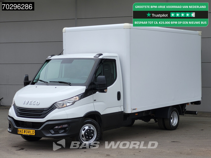 Iveco Daily 35C16 Laadklep Bakwagen Dubbellucht 160PK Airco Euro6 Meubelbak Koffer Airco - Van box: gambar 1 Iveco Daily 35C16 Laadklep Bakwagen Dubbellucht 160PK Airco Euro6 Meubelbak Koffer Airco - Van box: gambar 1