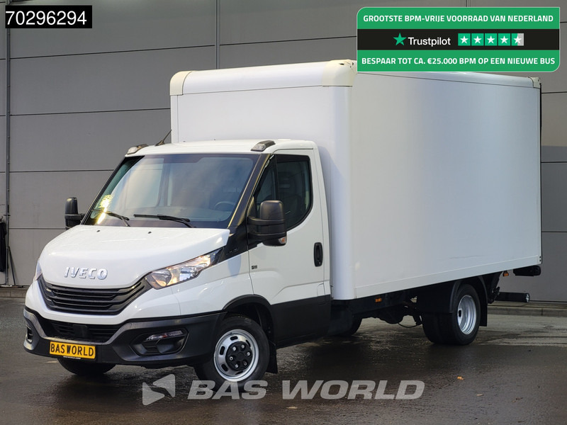 Iveco Daily 35C16 Laadklep Dubbellucht Bakwagen 160PK Airco Euro6 Meubelbak Koffer Airco - Van box: gambar 1 Iveco Daily 35C16 Laadklep Dubbellucht Bakwagen 160PK Airco Euro6 Meubelbak Koffer Airco - Van box: gambar 1