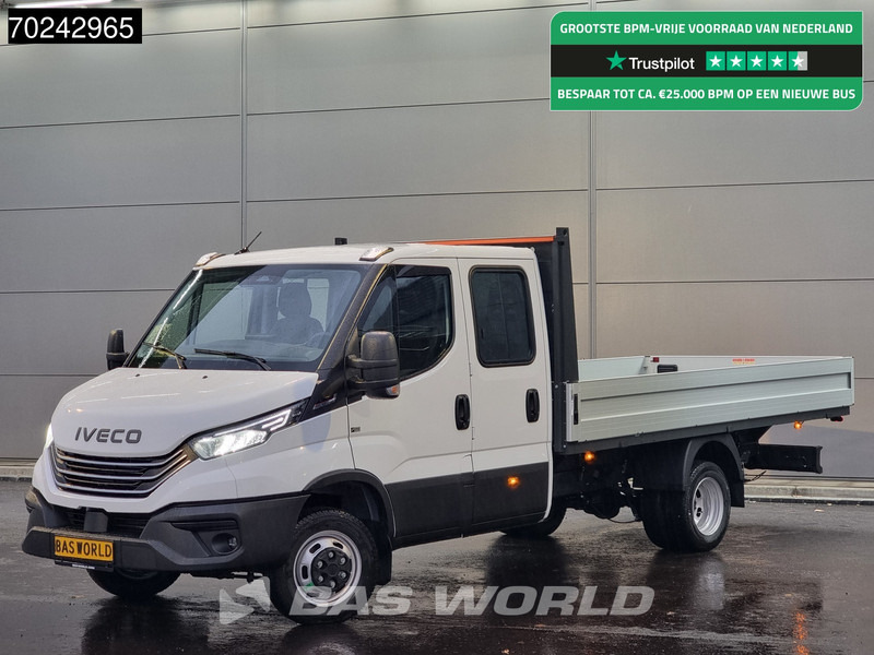 Van flatbed baru Iveco Daily 35C18 3.0 180PK Nwe model 2025 Dubbel Cabine Open laadbak Navi ACC LED 3,5T Trekvermogen Pritsche Pickup Airco Dubbel cabine: gambar 1