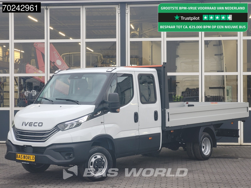 Iveco Daily 35C18 3.0L Automaat 180PK 2025-model Dubbel Cabine Open laadbak Navi ACC LED 3,5T Trekvermogen Euro6 Pritsche Pickup Airco Dubbe - Van flatbed: gambar 1 Iveco Daily 35C18 3.0L Automaat 180PK 2025-model Dubbel Cabine Open laadbak Navi ACC LED 3,5T Trekvermogen Euro6 Pritsche Pickup Airco Dubbe - Van flatbed: gambar 1
