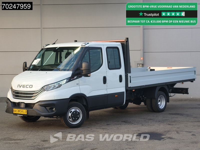 Iveco Daily 35C18 3.0L Automaat 180PK Dubbel Cabine Open Laadbak 2025-Model Dubbellucht 3,5t Trekvermogen ACC LED Navi Euro6 Pritsche Pickup - Van flatbed: gambar 1 Iveco Daily 35C18 3.0L Automaat 180PK Dubbel Cabine Open Laadbak 2025-Model Dubbellucht 3,5t Trekvermogen ACC LED Navi Euro6 Pritsche Pickup - Van flatbed: gambar 1