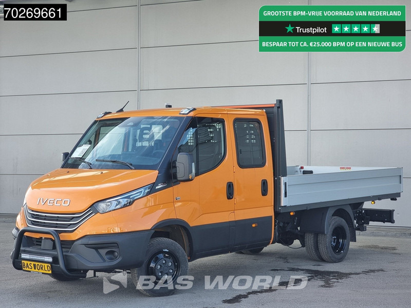 Iveco Daily 35C21 3.0 210PK Black Edition 2025model Dubbel Cabine Open laadbak 3.5t Trekhaak CarPlay ACC LED Pritsche Pickup Airco Dubbel ca - Van flatbed: gambar 1 Iveco Daily 35C21 3.0 210PK Black Edition 2025model Dubbel Cabine Open laadbak 3.5t Trekhaak CarPlay ACC LED Pritsche Pickup Airco Dubbel ca - Van flatbed: gambar 1