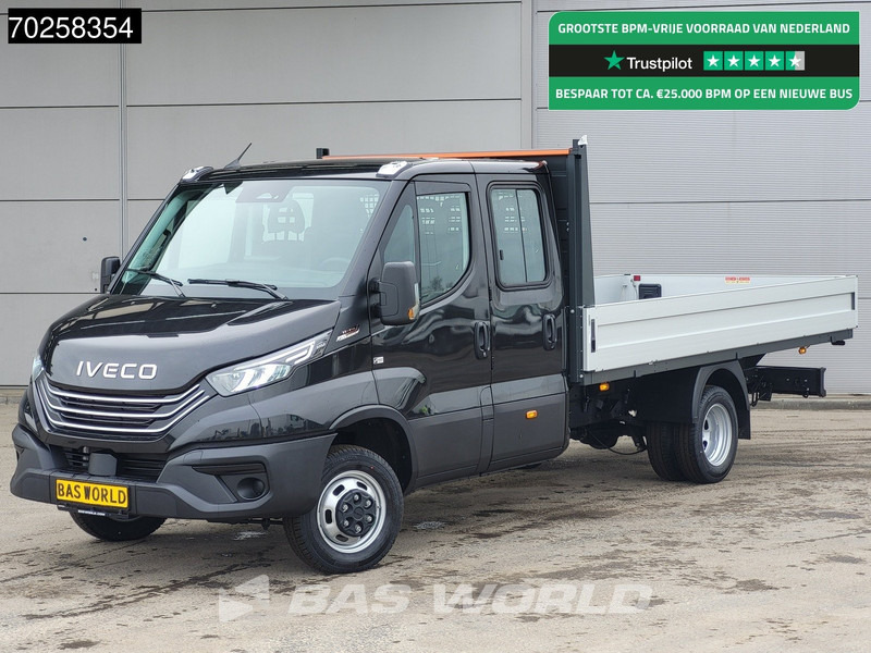 Iveco Daily 35C21 3.0L Automaat 210PK 2025-Model Open laadbak Dubbel Cabine Dubbellucht CarPlay ACC LED 3,5T Trekvermogen Euro6 Pritsche Pic - Van flatbed: gambar 1 Iveco Daily 35C21 3.0L Automaat 210PK 2025-Model Open laadbak Dubbel Cabine Dubbellucht CarPlay ACC LED 3,5T Trekvermogen Euro6 Pritsche Pic - Van flatbed: gambar 1