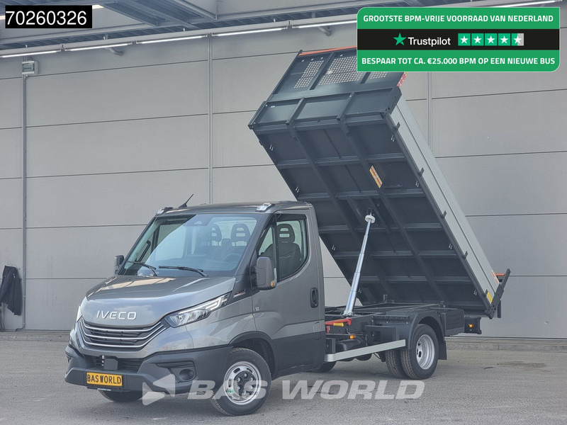 Iveco Daily 35C21 3.0L Automaat 210PK Open Laadbak Dubbellucht 2025-Model 3,5T Trekvermogen LED ACC Airco CarPlay Euro6 Tipper Benne Kieper - Van jungkit: gambar 1 Iveco Daily 35C21 3.0L Automaat 210PK Open Laadbak Dubbellucht 2025-Model 3,5T Trekvermogen LED ACC Airco CarPlay Euro6 Tipper Benne Kieper - Van jungkit: gambar 1