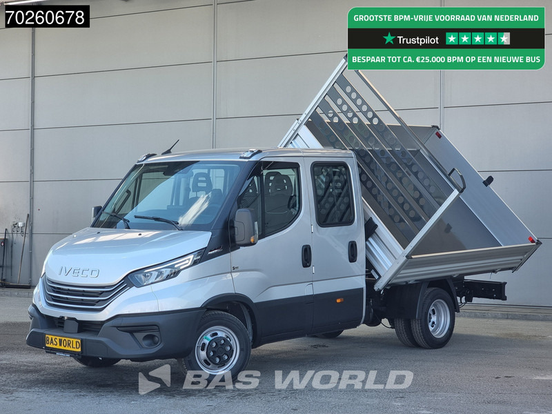 Iveco Daily 35C21 3 zijdige Kipper Dubbel Cabine 210PK 3.0L Dubbellucht Airco Cruise LED Camera Tipper Benne Kieper 2m3 Airco - Van jungkit: gambar 1 Iveco Daily 35C21 3 zijdige Kipper Dubbel Cabine 210PK 3.0L Dubbellucht Airco Cruise LED Camera Tipper Benne Kieper 2m3 Airco - Van jungkit: gambar 1