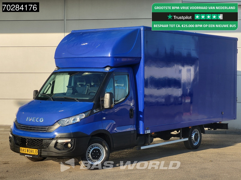Iveco Daily 35S14 Automaat Bakwagen Achterdeuren 488cm lang! Airco Cruise Euro6 Meubelbak Koffer 24m3 Airco Cruise control - Van box: gambar 1 Iveco Daily 35S14 Automaat Bakwagen Achterdeuren 488cm lang! Airco Cruise Euro6 Meubelbak Koffer 24m3 Airco Cruise control - Van box: gambar 1