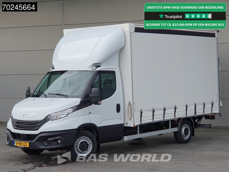Iveco Daily 35S18 3.0L Laadklep 180PK Schuifzeilen Airco Cruise Bakwagen Euro6 Meubelbak Zeilenwagen Schuifzeil Plane 22m3 Airco Cruise cont - Van dengan terpal samping: gambar 1 Iveco Daily 35S18 3.0L Laadklep 180PK Schuifzeilen Airco Cruise Bakwagen Euro6 Meubelbak Zeilenwagen Schuifzeil Plane 22m3 Airco Cruise cont - Van dengan terpal samping: gambar 1