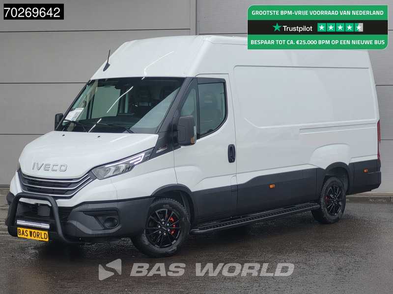 Iveco Daily 35S21 3.0L Automaat Black Edition 2025 model L2H2 Trekhaak Tacho ACC LED CarPlay Velgen Camera 12m3 Airco Trekhaak - Van panel: gambar 1 Iveco Daily 35S21 3.0L Automaat Black Edition 2025 model L2H2 Trekhaak Tacho ACC LED CarPlay Velgen Camera 12m3 Airco Trekhaak - Van panel: gambar 1