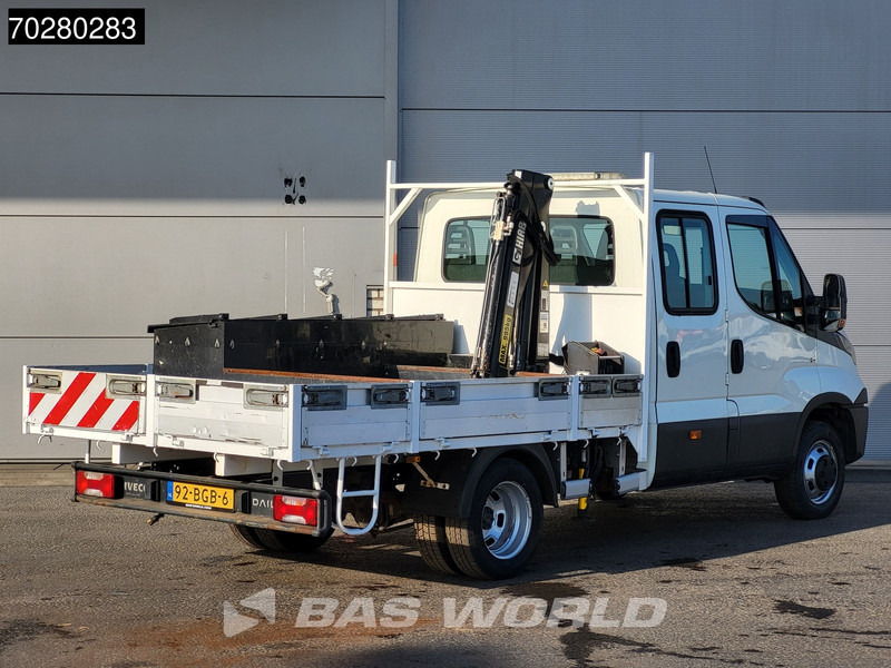 Iveco Daily 50C17 3,0L Automaat 170PK HIAB 017T-2 DC Open laadbak Dubbellucht Airco Euro6 Pickup Crane Kraanwagen Kranwagen Pritsche Airco D - Van flatbed: gambar 3 Iveco Daily 50C17 3,0L Automaat 170PK HIAB 017T-2 DC Open laadbak Dubbellucht Airco Euro6 Pickup Crane Kraanwagen Kranwagen Pritsche Airco D - Van flatbed: gambar 3