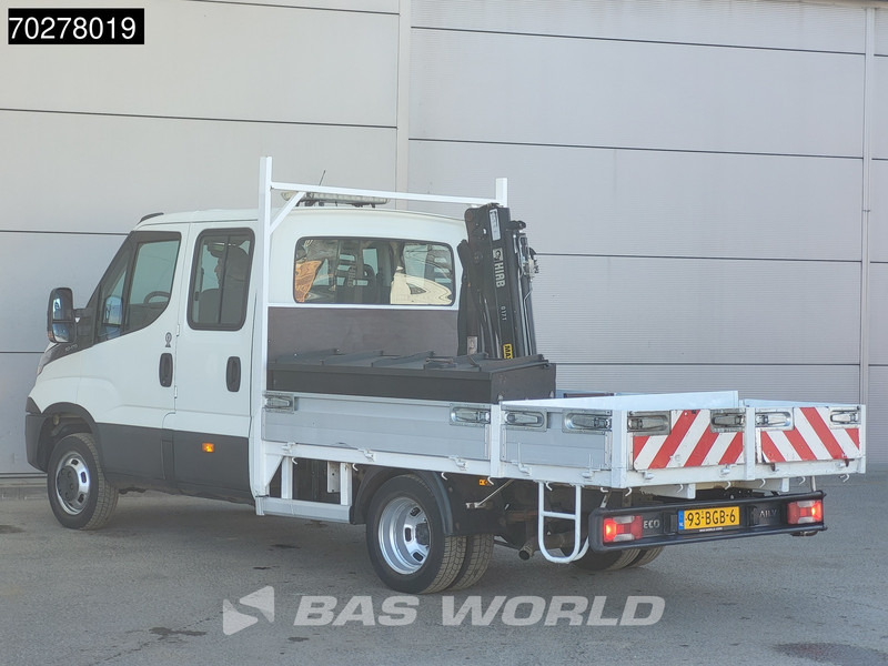 Iveco Daily 50C17 3.0L Automaat DC Open laadbak Kraan Hiab 017T-2 Airco APK 10-2025 Pickup Crane Kraanwagen Pritsche Airco Dubbel cabine - Van flatbed: gambar 2 Iveco Daily 50C17 3.0L Automaat DC Open laadbak Kraan Hiab 017T-2 Airco APK 10-2025 Pickup Crane Kraanwagen Pritsche Airco Dubbel cabine - Van flatbed: gambar 2