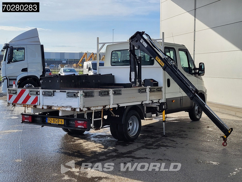 Iveco Daily 50C17 3,0L Automaat HIAB 017T-2 DC Open laadbak Dubbellucht Airco Euro6 Pickup Crane Kraanwagen Pritsche Airco Dubbel cabine - Van flatbed: gambar 2 Iveco Daily 50C17 3,0L Automaat HIAB 017T-2 DC Open laadbak Dubbellucht Airco Euro6 Pickup Crane Kraanwagen Pritsche Airco Dubbel cabine - Van flatbed: gambar 2