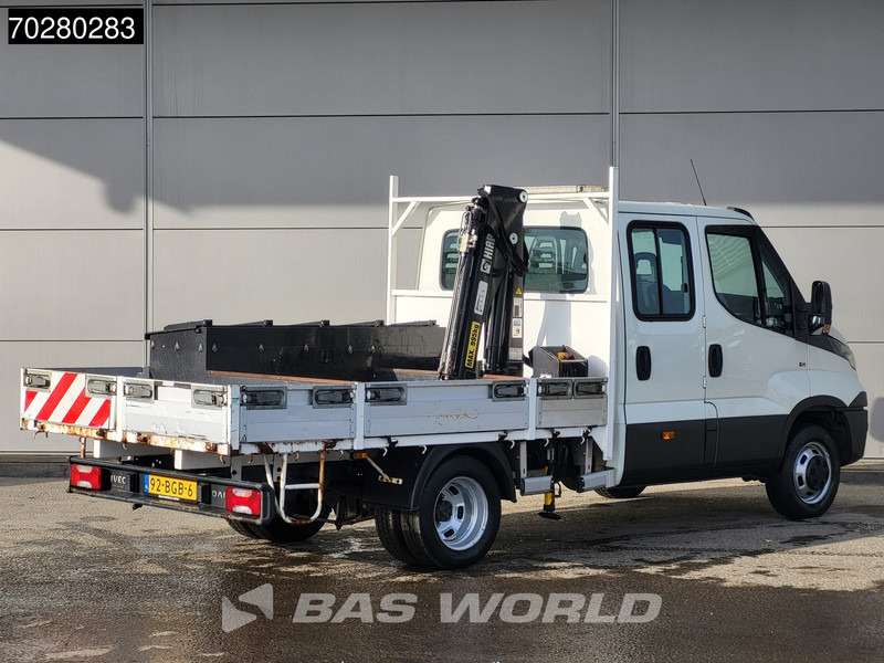 Iveco Daily 50C17 3,0L Automaat HIAB 017T-2 DC Open laadbak Dubbellucht Airco Euro6 Pickup Crane Kraanwagen Pritsche Airco Dubbel cabine - Van flatbed: gambar 5 Iveco Daily 50C17 3,0L Automaat HIAB 017T-2 DC Open laadbak Dubbellucht Airco Euro6 Pickup Crane Kraanwagen Pritsche Airco Dubbel cabine - Van flatbed: gambar 5