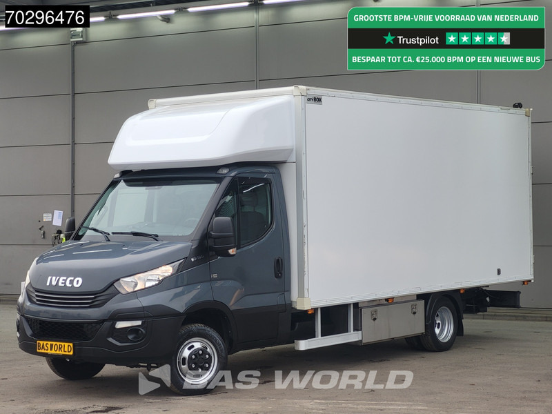 Iveco Daily 50C18 3.0L Automaat 3,5t Trekhaak Bakwagen Zijdeur Achterdeuren 180PK 5tons Navi Standkachel Euro6 Meubelbak Koffer Trekhaak - Van box: gambar 1 Iveco Daily 50C18 3.0L Automaat 3,5t Trekhaak Bakwagen Zijdeur Achterdeuren 180PK 5tons Navi Standkachel Euro6 Meubelbak Koffer Trekhaak - Van box: gambar 1