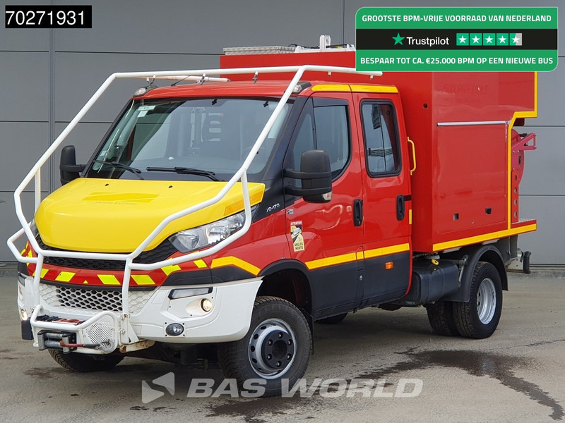 Iveco Daily 70C17 4x4 Achleitner Firetruck Brandweerwagen AWD Allrad Camper 1200liter Airco Dubbel cabine Trekhaak Cruise control - Ambulans: gambar 1 Iveco Daily 70C17 4x4 Achleitner Firetruck Brandweerwagen AWD Allrad Camper 1200liter Airco Dubbel cabine Trekhaak Cruise control - Ambulans: gambar 1
