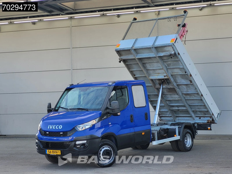 Iveco Daily 70C17 Drie-Zijdige 3.0L Kipper 7-tons Kraan Dubbellucht 170PK 3,5t Trekhaak Airco Tipper Benne Kieper Kraanwagen Crane Kranwagen - Van jungkit: gambar 3 Iveco Daily 70C17 Drie-Zijdige 3.0L Kipper 7-tons Kraan Dubbellucht 170PK 3,5t Trekhaak Airco Tipper Benne Kieper Kraanwagen Crane Kranwagen - Van jungkit: gambar 3