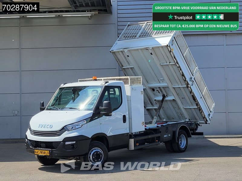Iveco Daily 72C18 3.0L Open Laadbak Dubbellucht 3,5t Trekhaak Airco Cruise Euro6 Pritsche Pickup Open Box 7m3 Airco Trekhaak Cruise control - Van flatbed: gambar 1 Iveco Daily 72C18 3.0L Open Laadbak Dubbellucht 3,5t Trekhaak Airco Cruise Euro6 Pritsche Pickup Open Box 7m3 Airco Trekhaak Cruise control - Van flatbed: gambar 1