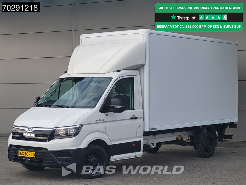 MAN TGE 3.140 Laadklep Automaat Bakwagen Airco Cruise Camera Euro6 Meubelbak Koffer 20m3 Airco Cruise control - Van box: gambar 1 MAN TGE 3.140 Laadklep Automaat Bakwagen Airco Cruise Camera Euro6 Meubelbak Koffer 20m3 Airco Cruise control - Van box: gambar 1