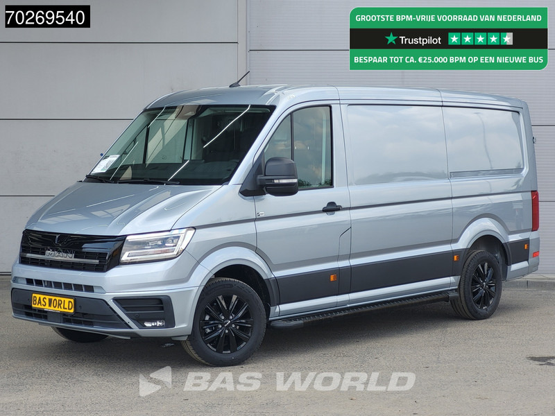 MAN TGE 3.180 Automaat 2025 Black Edition model Facelift L3H2 Navi CarPlay Camera L2H1 10m3 Airco Cruise control - Van panel: gambar 1 MAN TGE 3.180 Automaat 2025 Black Edition model Facelift L3H2 Navi CarPlay Camera L2H1 10m3 Airco Cruise control - Van panel: gambar 1
