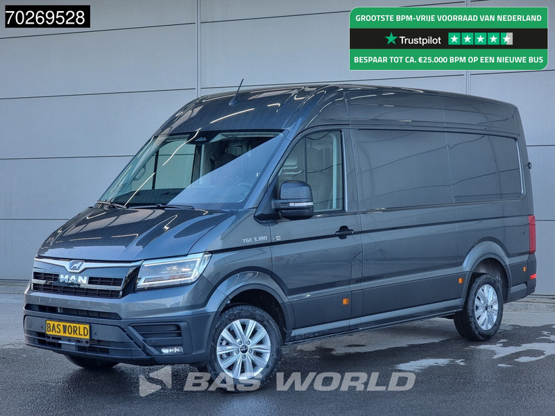 MAN TGE 3.180 Automaat 2025 model Facelift L3H3 Navi CarPlay Camera L2H2 12m3 Airco Cruise control - Van panel: gambar 1 MAN TGE 3.180 Automaat 2025 model Facelift L3H3 Navi CarPlay Camera L2H2 12m3 Airco Cruise control - Van panel: gambar 1