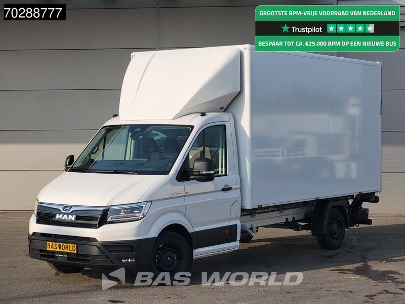 MAN TGE 3.180 Automaat Laadklep Bakwagen 2025 Facelift Navi LED Airco Cruise Euro6 Meubelbak Koffer 21m3 Airco Cruise control - Van box: gambar 1 MAN TGE 3.180 Automaat Laadklep Bakwagen 2025 Facelift Navi LED Airco Cruise Euro6 Meubelbak Koffer 21m3 Airco Cruise control - Van box: gambar 1