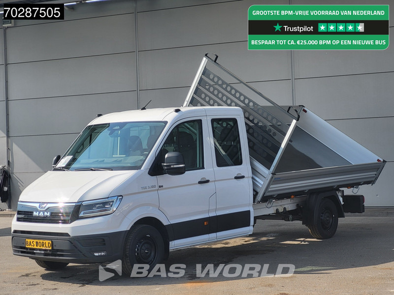 MAN TGE 3.180 Driezijdige Kipper Automaat Dubbel Cabine 2025 Facelift 180PK Trekhaak LED Navi ACC Airco Cruise Euro6 Kipper Tippe Benne Kieper - Van jungkit: gambar 1 MAN TGE 3.180 Driezijdige Kipper Automaat Dubbel Cabine 2025 Facelift 180PK Trekhaak LED Navi ACC Airco Cruise Euro6 Kipper Tippe Benne Kieper - Van jungkit: gambar 1