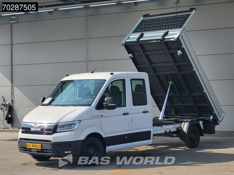 MAN TGE 3.180 Driezijdige Kipper Automaat Dubbel Cabine 2025 Facelift 180PK Trekhaak LED Navi ACC Airco Cruise Euro6 Kipper Tippe Benne Kieper - Van jungkit: gambar 5 MAN TGE 3.180 Driezijdige Kipper Automaat Dubbel Cabine 2025 Facelift 180PK Trekhaak LED Navi ACC Airco Cruise Euro6 Kipper Tippe Benne Kieper - Van jungkit: gambar 5