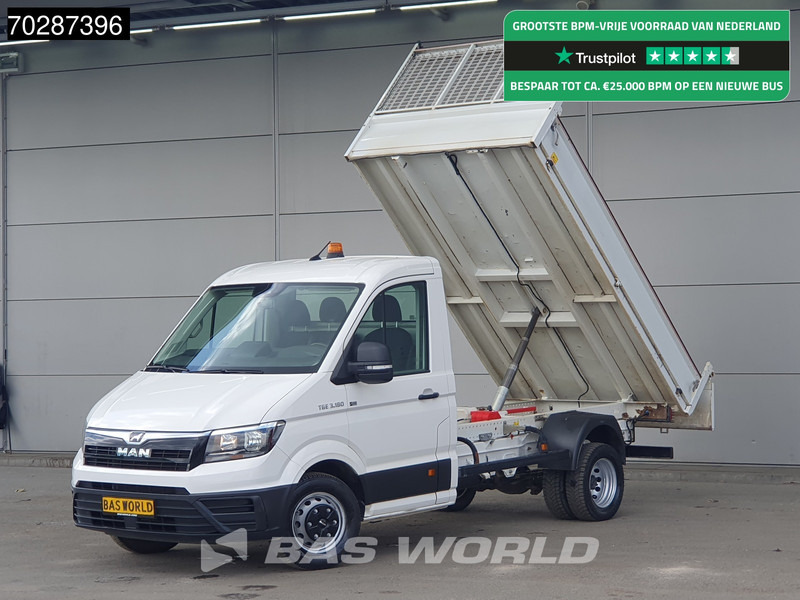 MAN TGE 3.180 Kipper Dubbellucht 3,5t Trekhaak Airco Cruise Euro6 Tipper Benne Kieper 2m3 Airco Trekhaak Cruise control - Van jungkit: gambar 1 MAN TGE 3.180 Kipper Dubbellucht 3,5t Trekhaak Airco Cruise Euro6 Tipper Benne Kieper 2m3 Airco Trekhaak Cruise control - Van jungkit: gambar 1