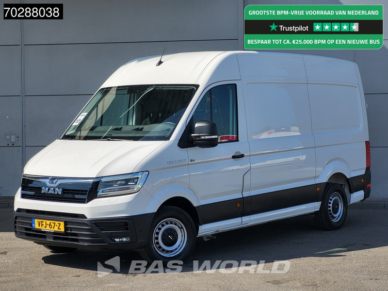 MAN eTGE 3.140 Elektrisch 115km WLTP 36kWh L3H3 LED Navi Airco Cruise Camera Parkeersensoren L2H2 12m3 Airco Cruise control - Van panel, Van listrik: gambar 1 MAN eTGE 3.140 Elektrisch 115km WLTP 36kWh L3H3 LED Navi Airco Cruise Camera Parkeersensoren L2H2 12m3 Airco Cruise control - Van panel, Van listrik: gambar 1