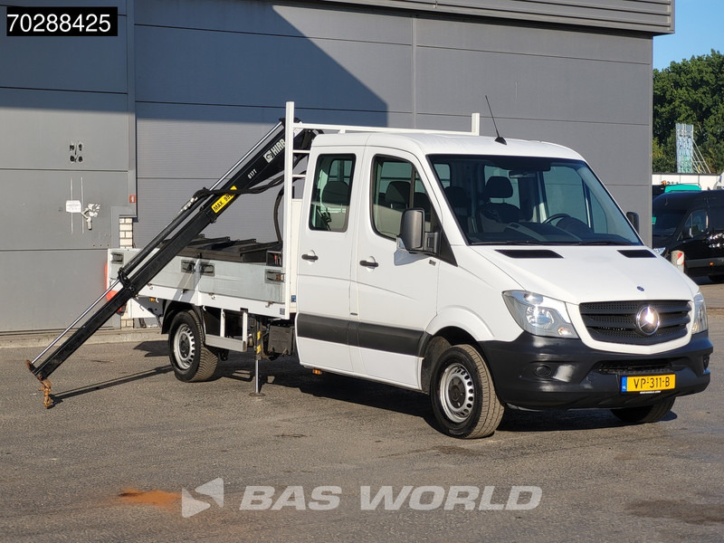 Mercedes-Benz Sprinter 310 CDI Euro6 Automaat Open laadbak Kraanwagen HIAB 017T-2 Navi Airco Euro6 Kraan Crane Kranwagen Pickup Pritsche Airco - Van flatbed: gambar 1 Mercedes-Benz Sprinter 310 CDI Euro6 Automaat Open laadbak Kraanwagen HIAB 017T-2 Navi Airco Euro6 Kraan Crane Kranwagen Pickup Pritsche Airco - Van flatbed: gambar 1