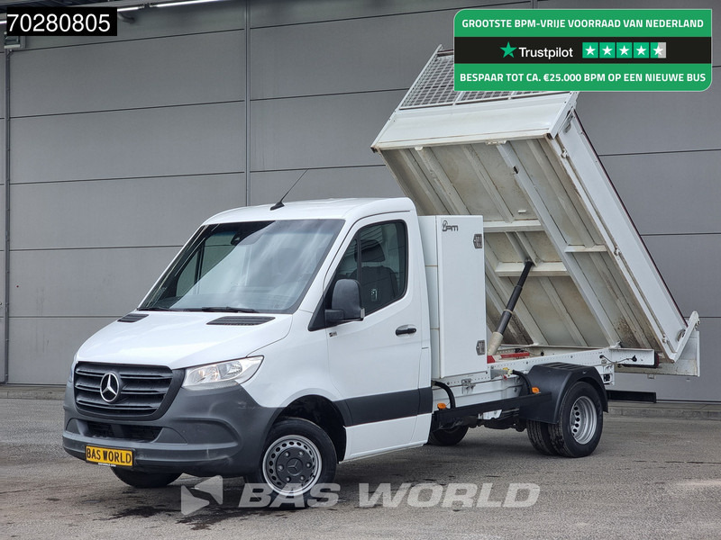Mercedes-Benz Sprinter 514 CDI Kipper met Kist Dubbel Cabine Dubbellucht 3,5t Trekhaak Airco Cruise Euro6 Tipper Benne Kieper 1m3 Airco Trekhaak Cruise - Van jungkit: gambar 1 Mercedes-Benz Sprinter 514 CDI Kipper met Kist Dubbel Cabine Dubbellucht 3,5t Trekhaak Airco Cruise Euro6 Tipper Benne Kieper 1m3 Airco Trekhaak Cruise - Van jungkit: gambar 1