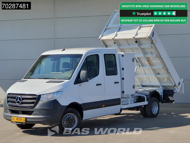 Mercedes-Benz Sprinter 514 CDI Kipper met Kist Dubbel Cabine Dubbellucht 3,5t Trekhaak Airco Cruise Euro6 Tipper Benne Kieper 2m3 Airco Trekhaak Cruise - Van jungkit: gambar 1 Mercedes-Benz Sprinter 514 CDI Kipper met Kist Dubbel Cabine Dubbellucht 3,5t Trekhaak Airco Cruise Euro6 Tipper Benne Kieper 2m3 Airco Trekhaak Cruise - Van jungkit: gambar 1