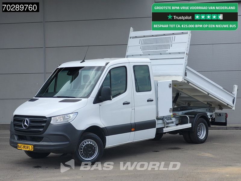 Mercedes-Benz Sprinter 514 CDI Open Laadbak met Kist Dubbel Cabine Dubbellucht 3,5t Trekhaak Airco Cruise MBUX CarPlay Euro6 Pritsche Pickup Open Box 2 - Van flatbed: gambar 1 Mercedes-Benz Sprinter 514 CDI Open Laadbak met Kist Dubbel Cabine Dubbellucht 3,5t Trekhaak Airco Cruise MBUX CarPlay Euro6 Pritsche Pickup Open Box 2 - Van flatbed: gambar 1
