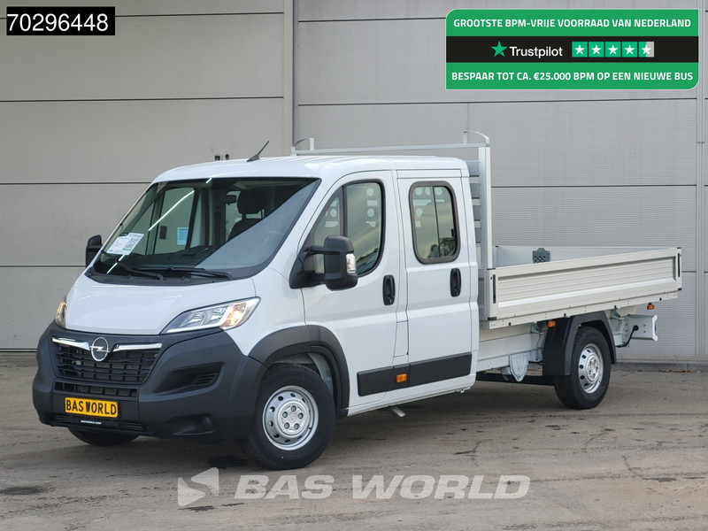 Opel Movano 140PK Dubbel Cabine Open Laadbak Airco Cruise Euro6 Pritsche Pickup Open Box Airco Cruise control - Van flatbed: gambar 1 Opel Movano 140PK Dubbel Cabine Open Laadbak Airco Cruise Euro6 Pritsche Pickup Open Box Airco Cruise control - Van flatbed: gambar 1