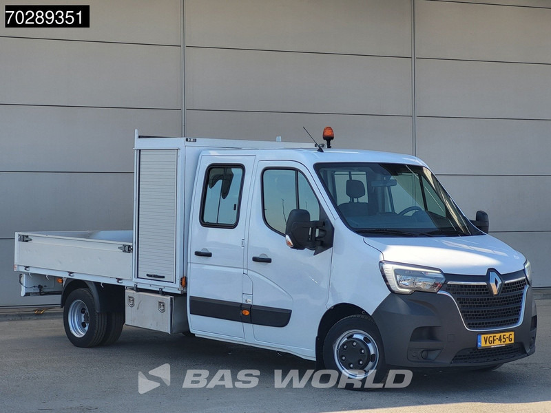 Renault Master 145PK Open Laadbak Dubbellucht 3,5t Trekhaak DC Dubbel Cabine Airco Cruise Euro6 Pritsche Pickup Open Box Airco Trekhaak Cruise contro - Van flatbed: gambar 3 Renault Master 145PK Open Laadbak Dubbellucht 3,5t Trekhaak DC Dubbel Cabine Airco Cruise Euro6 Pritsche Pickup Open Box Airco Trekhaak Cruise contro - Van flatbed: gambar 3