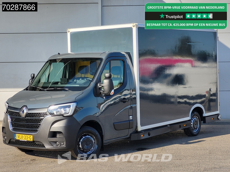Renault Master 150PK Bakwagen Airco Cruise Luchtvering Meubelbak Plancher Verkoopwagen Foodtruck Paardenwagen 18m3 Airco Cruise control - Van box: gambar 1 Renault Master 150PK Bakwagen Airco Cruise Luchtvering Meubelbak Plancher Verkoopwagen Foodtruck Paardenwagen 18m3 Airco Cruise control - Van box: gambar 1