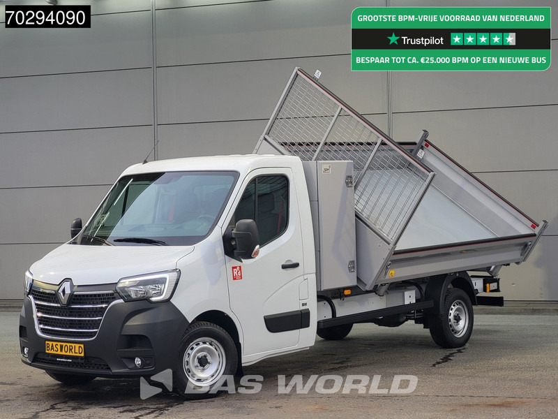 Renault Master 165PK 3 zijdige Kipper met Kist Trekhaak Airco Cruise Tipper Kieper Benne Airco Trekhaak Cruise control - Van jungkit: gambar 1 Renault Master 165PK 3 zijdige Kipper met Kist Trekhaak Airco Cruise Tipper Kieper Benne Airco Trekhaak Cruise control - Van jungkit: gambar 1
