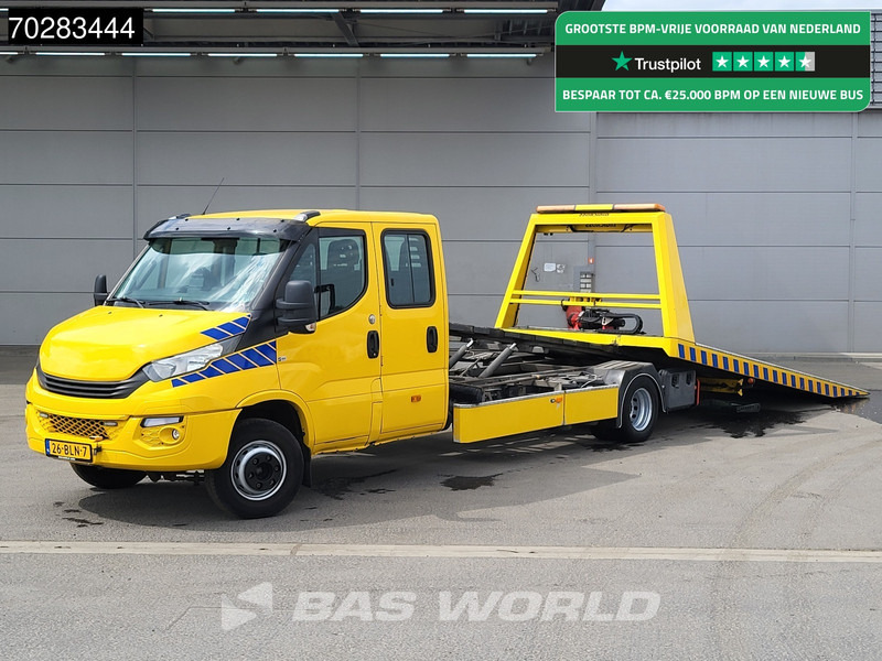 Iveco Daily 70C18 3.0L Autotransporter Luchtvering 3,5t Trekhaak Lier Airco Cruise Euro6 Cartransporter Oprijwagen Trekhaak Cruise control - Van pengiriman: gambar 1 Iveco Daily 70C18 3.0L Autotransporter Luchtvering 3,5t Trekhaak Lier Airco Cruise Euro6 Cartransporter Oprijwagen Trekhaak Cruise control - Van pengiriman: gambar 1