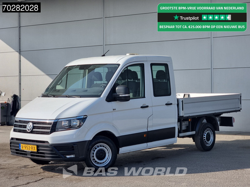 Volkswagen Crafter 102pk Open Laadbak Dubbel Cabine Trekhaak Airco Cruise Camera Euro6 Pritsche Open Box Pickup Airco Dubbel cabine Trekhaak Cruise - Van flatbed: gambar 1 Volkswagen Crafter 102pk Open Laadbak Dubbel Cabine Trekhaak Airco Cruise Camera Euro6 Pritsche Open Box Pickup Airco Dubbel cabine Trekhaak Cruise - Van flatbed: gambar 1