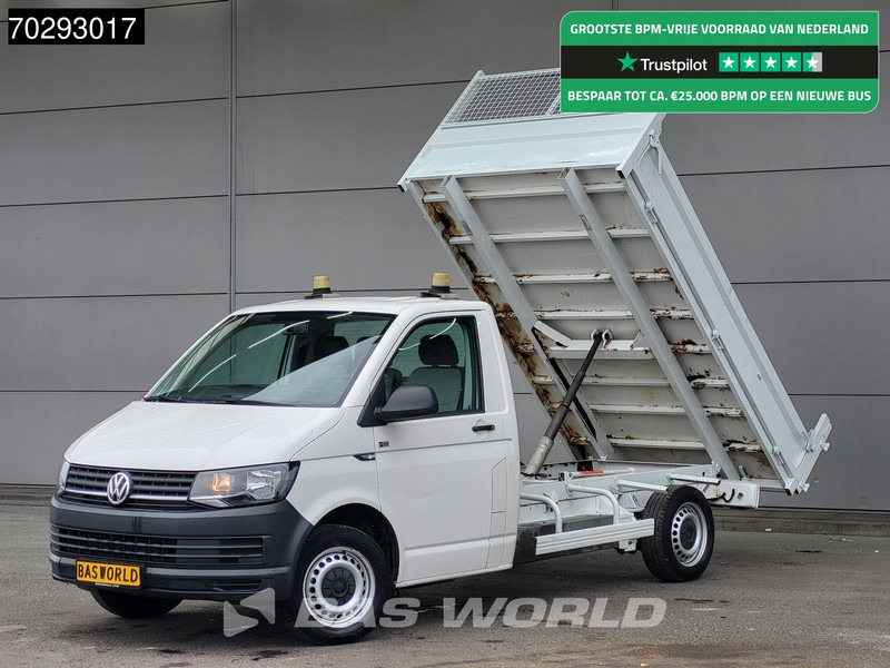 Volkswagen Transporter 150PK Kipper Trekhaak Euro6 Tipper Benne Kieper Trekhaak - Van flatbed: gambar 1 Volkswagen Transporter 150PK Kipper Trekhaak Euro6 Tipper Benne Kieper Trekhaak - Van flatbed: gambar 1