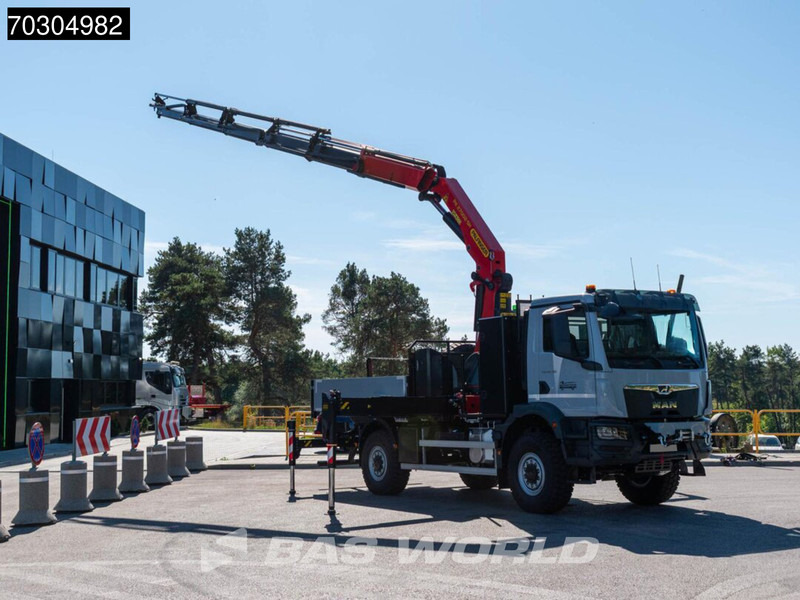 MAN TGM 18.320 4X4 NEW 4x4 Palfinger PK 27002-SH D Crane manbasket Steelsuspension - Truk flatbed, Truk derek: gambar 5 MAN TGM 18.320 4X4 NEW 4x4 Palfinger PK 27002-SH D Crane manbasket Steelsuspension - Truk flatbed, Truk derek: gambar 5