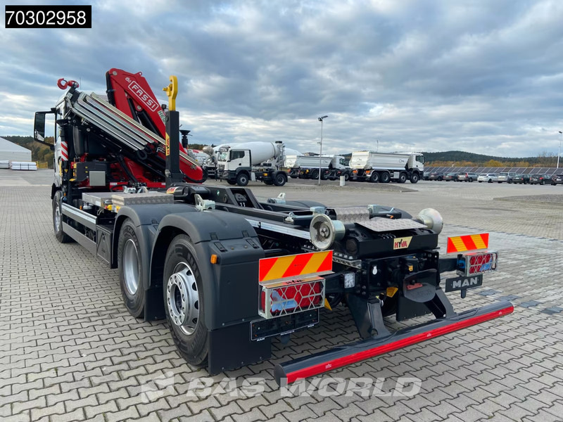MAN TGS 26.440 6X2 NEW! Fassi 235A Crane Hyva 20-57-S Lift+ Steering Axle Euro 6 - Hook lift, Truk derek: gambar 2 MAN TGS 26.440 6X2 NEW! Fassi 235A Crane Hyva 20-57-S Lift+ Steering Axle Euro 6 - Hook lift, Truk derek: gambar 2