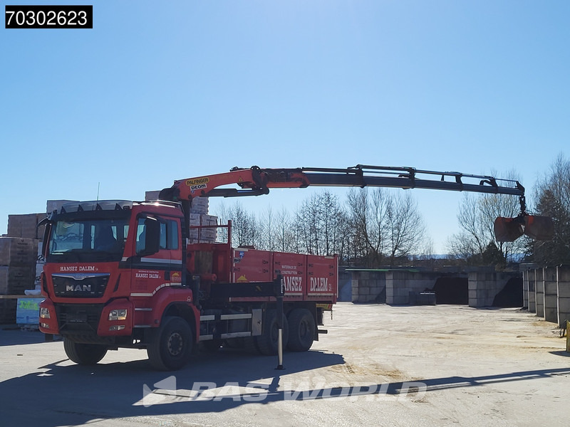MAN TGS 33.440 6X4 Palfinger PK23001-EH Kran Crane Big-Axle 13m3 tipper Euro 6 - Truk jungkit, Truk derek: gambar 2 MAN TGS 33.440 6X4 Palfinger PK23001-EH Kran Crane Big-Axle 13m3 tipper Euro 6 - Truk jungkit, Truk derek: gambar 2